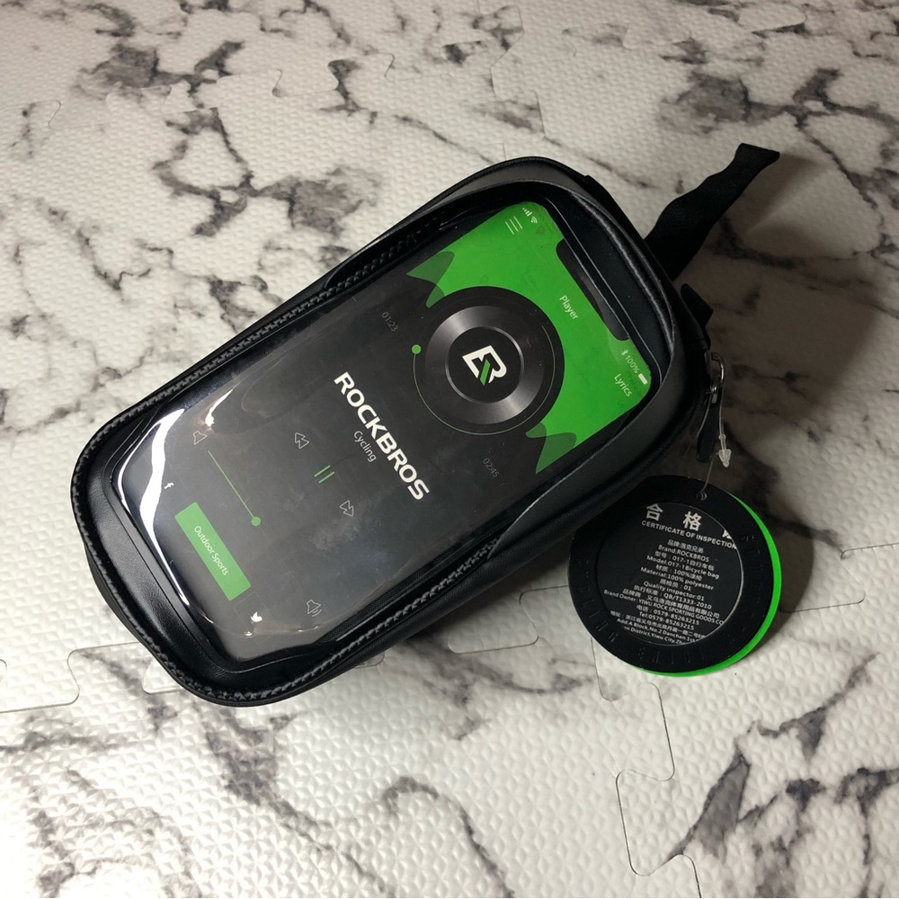 NWT Rockbros Bike Frame Phone Bag